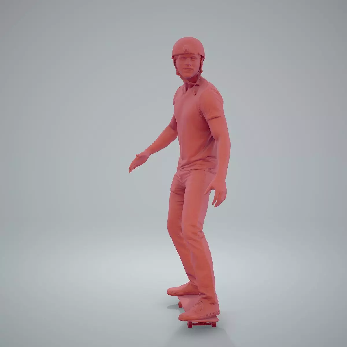 Sporty Man on the Skateboard SMan0302-HD2-O01P01-S 3D model_67