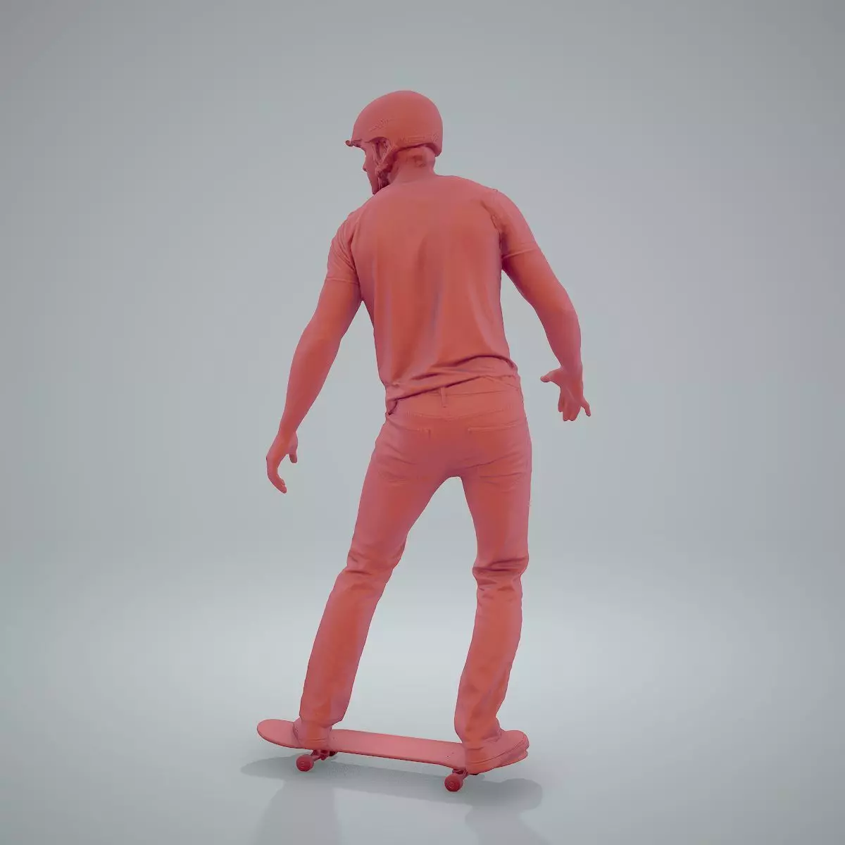 Sporty Man on the Skateboard SMan0302-HD2-O01P01-S 3D model_22