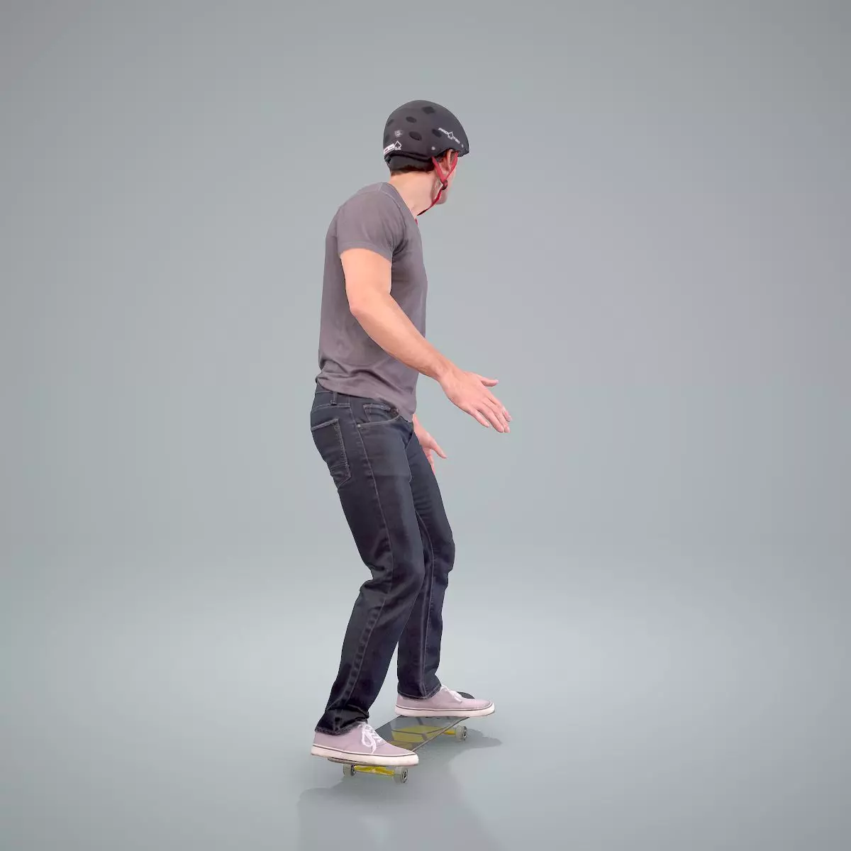 Sporty Man on the Skateboard SMan0302-HD2-O01P01-S 3D model_10