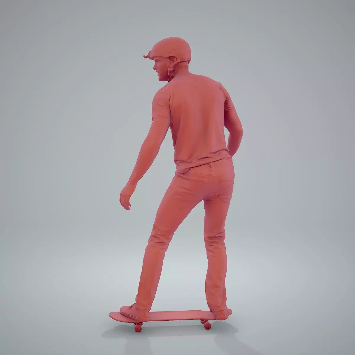 Sporty Man on the Skateboard SMan0302-HD2-O01P01-S 3D model_68