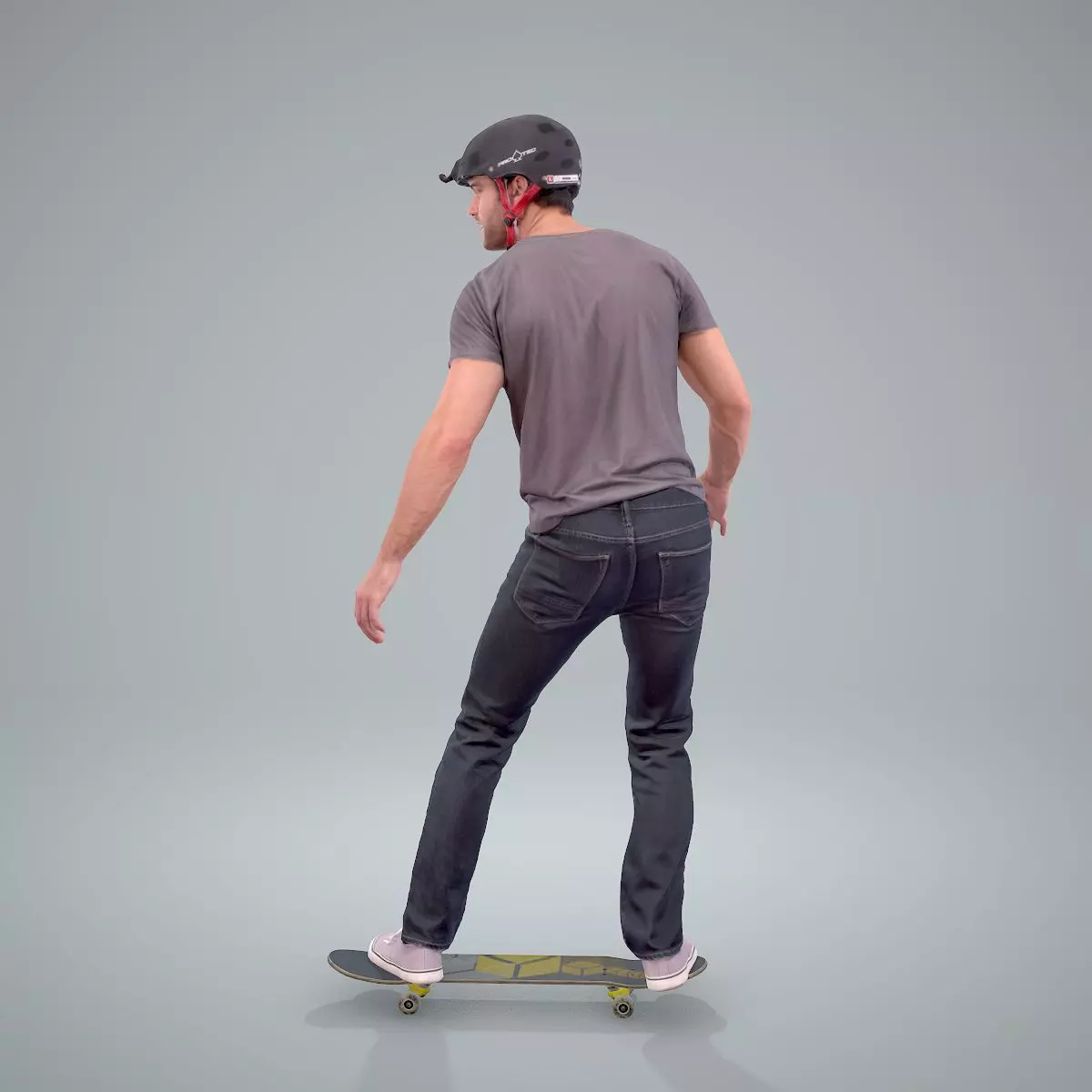 Sporty Man on the Skateboard SMan0302-HD2-O01P01-S 3D model_55