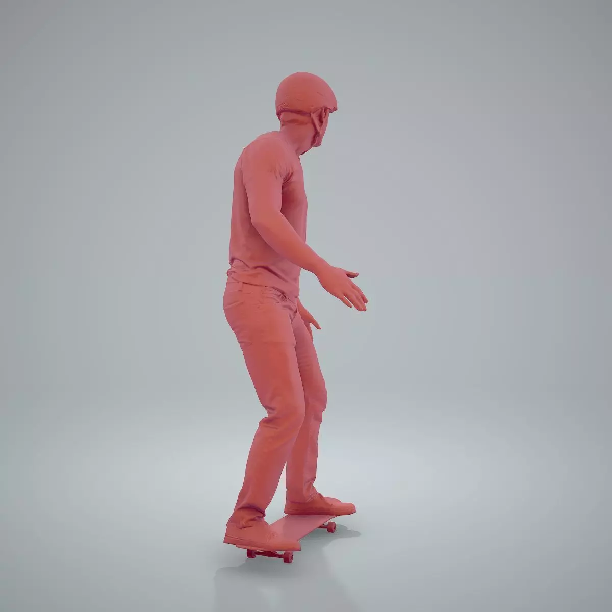 Sporty Man on the Skateboard SMan0302-HD2-O01P01-S 3D model_12