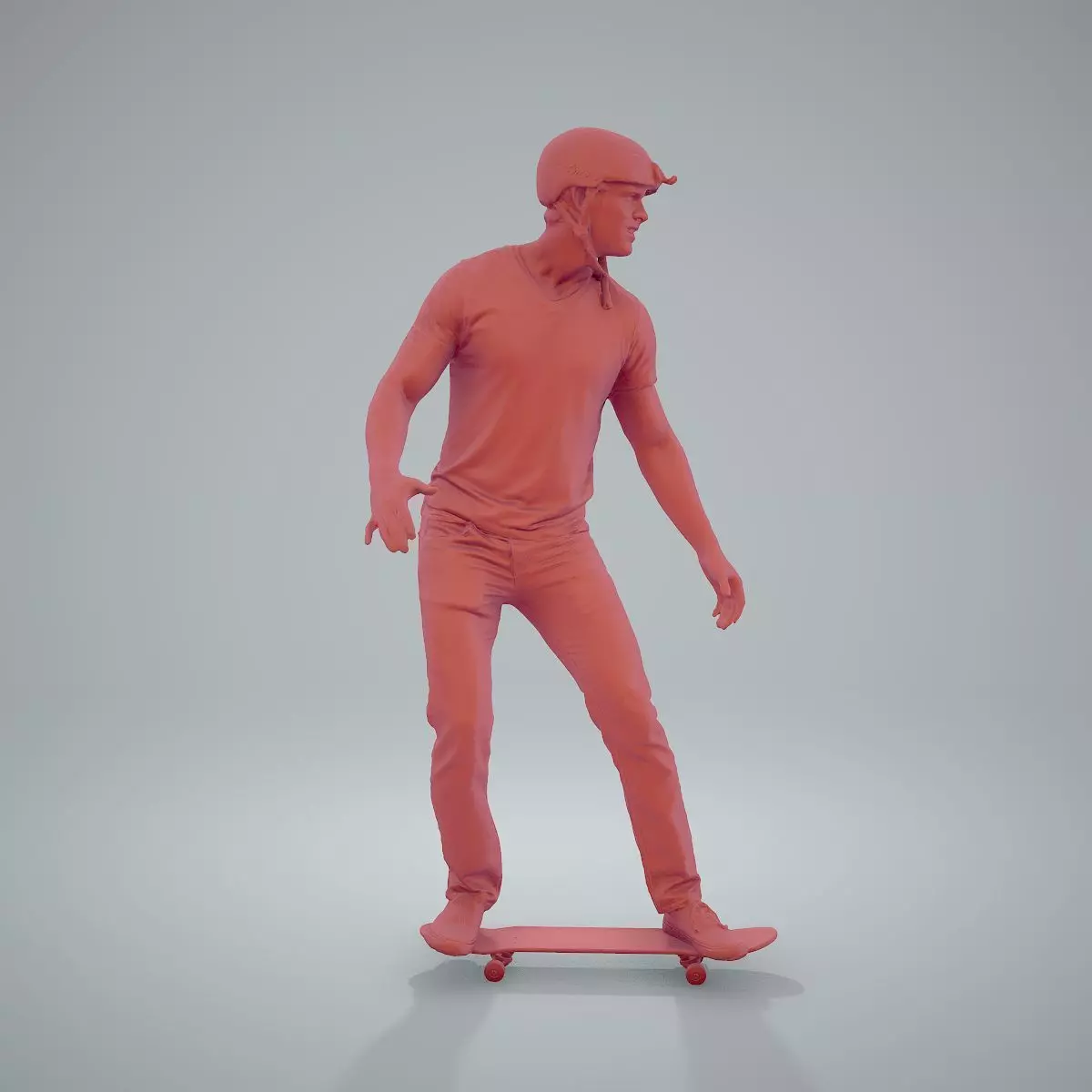 Sporty Man on the Skateboard SMan0302-HD2-O01P01-S 3D model_48