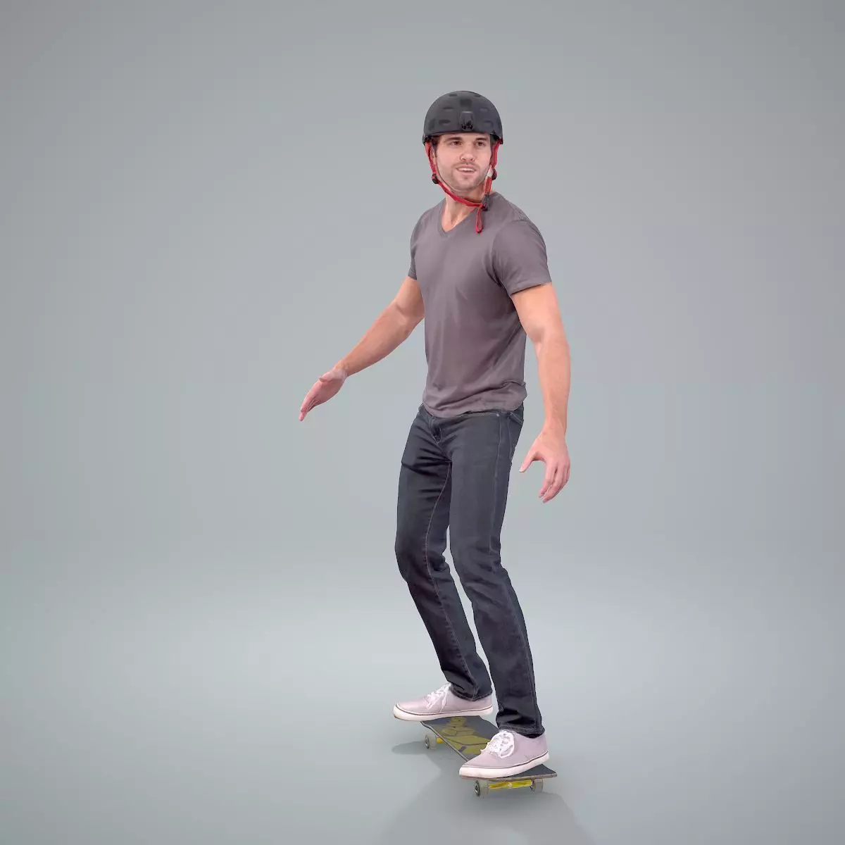 Sporty Man on the Skateboard SMan0302-HD2-O01P01-S 3D model_50
