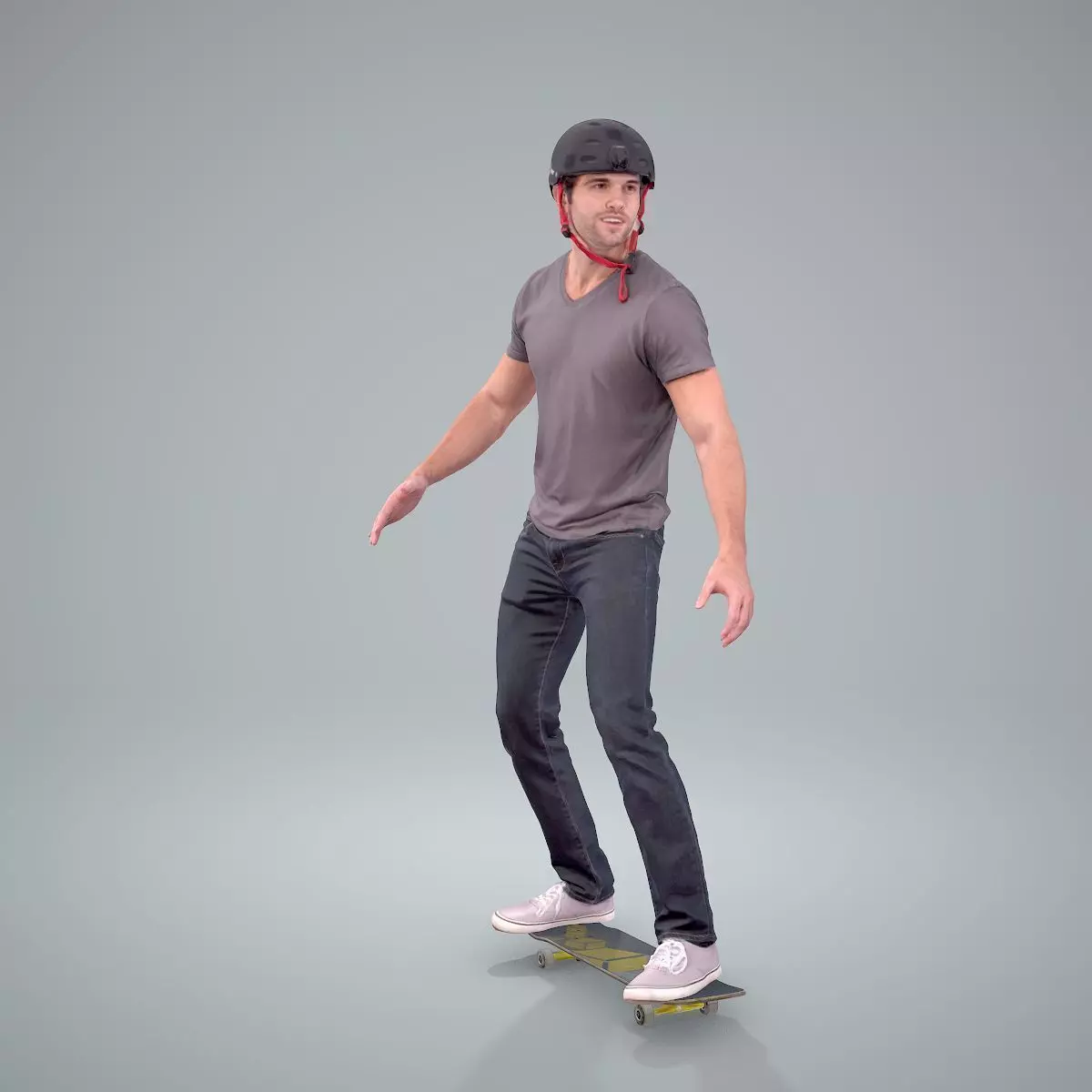 Sporty Man on the Skateboard SMan0302-HD2-O01P01-S 3D model_65