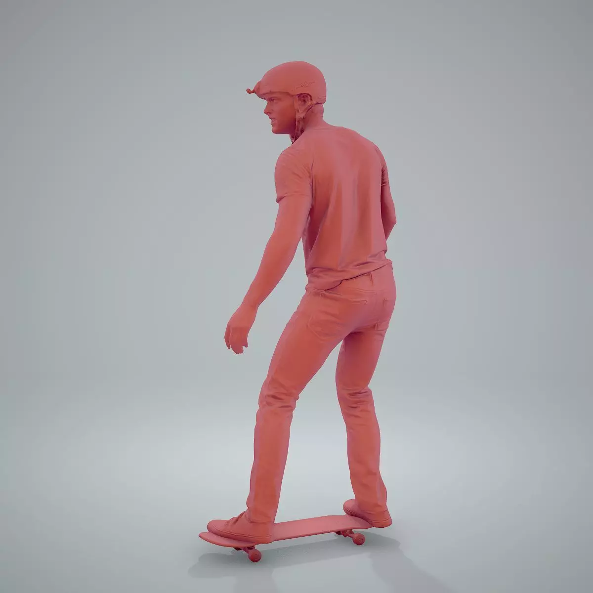 Sporty Man on the Skateboard SMan0302-HD2-O01P01-S 3D model_11