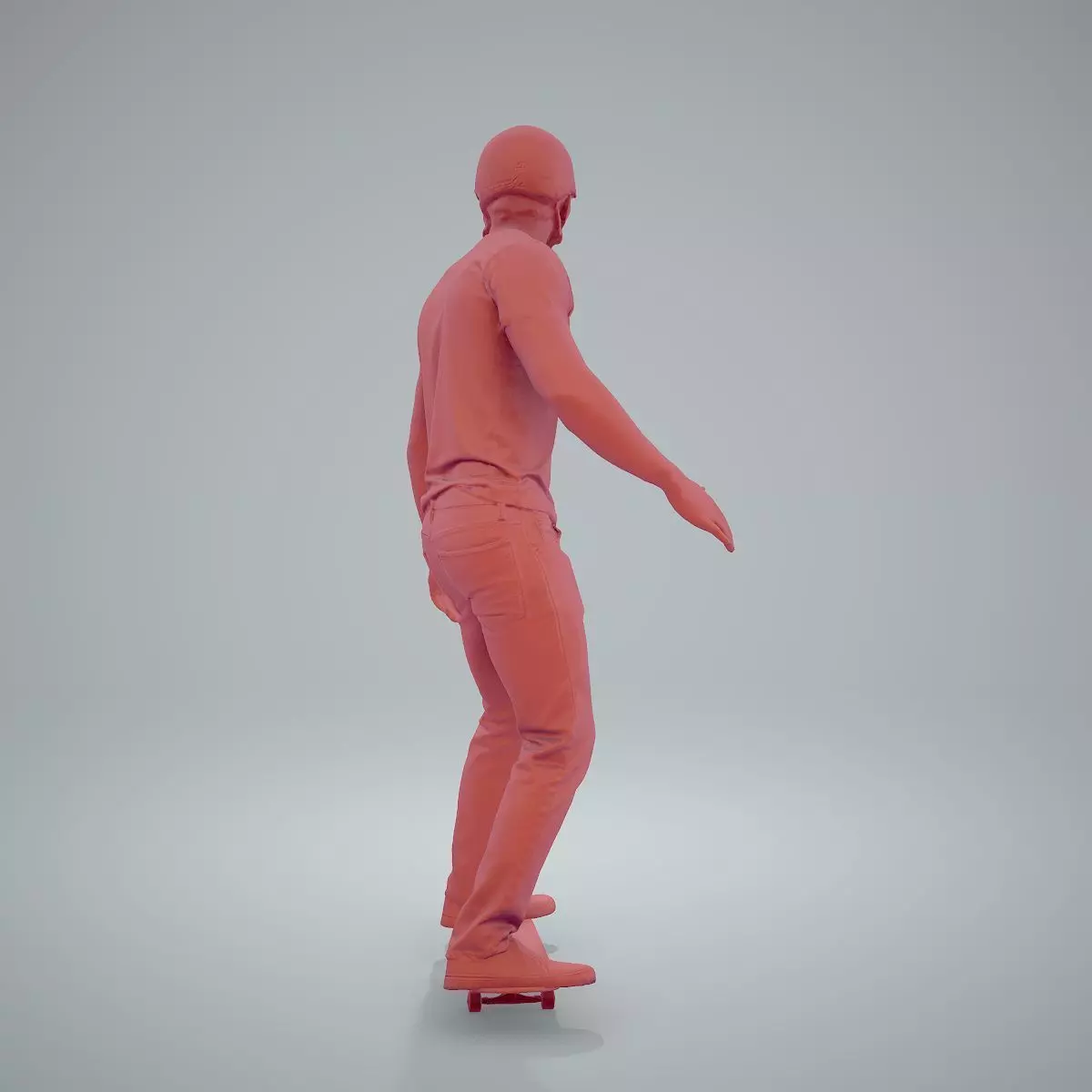 Sporty Man on the Skateboard SMan0302-HD2-O01P01-S 3D model_35