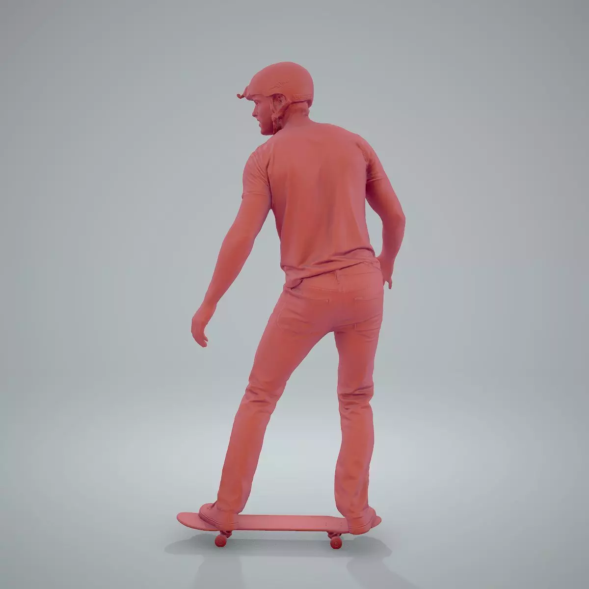 Sporty Man on the Skateboard SMan0302-HD2-O01P01-S 3D model_56