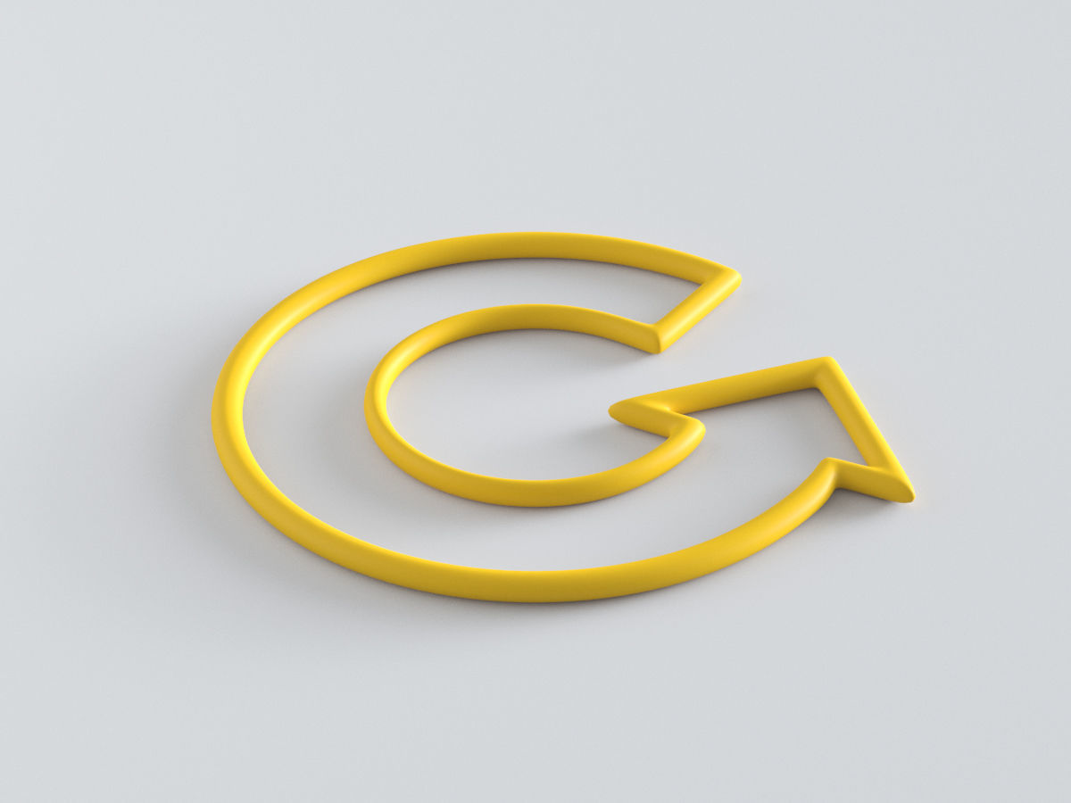 Arrows Outlines 3D model_10