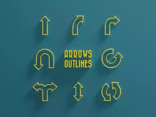 Arrows Outlines