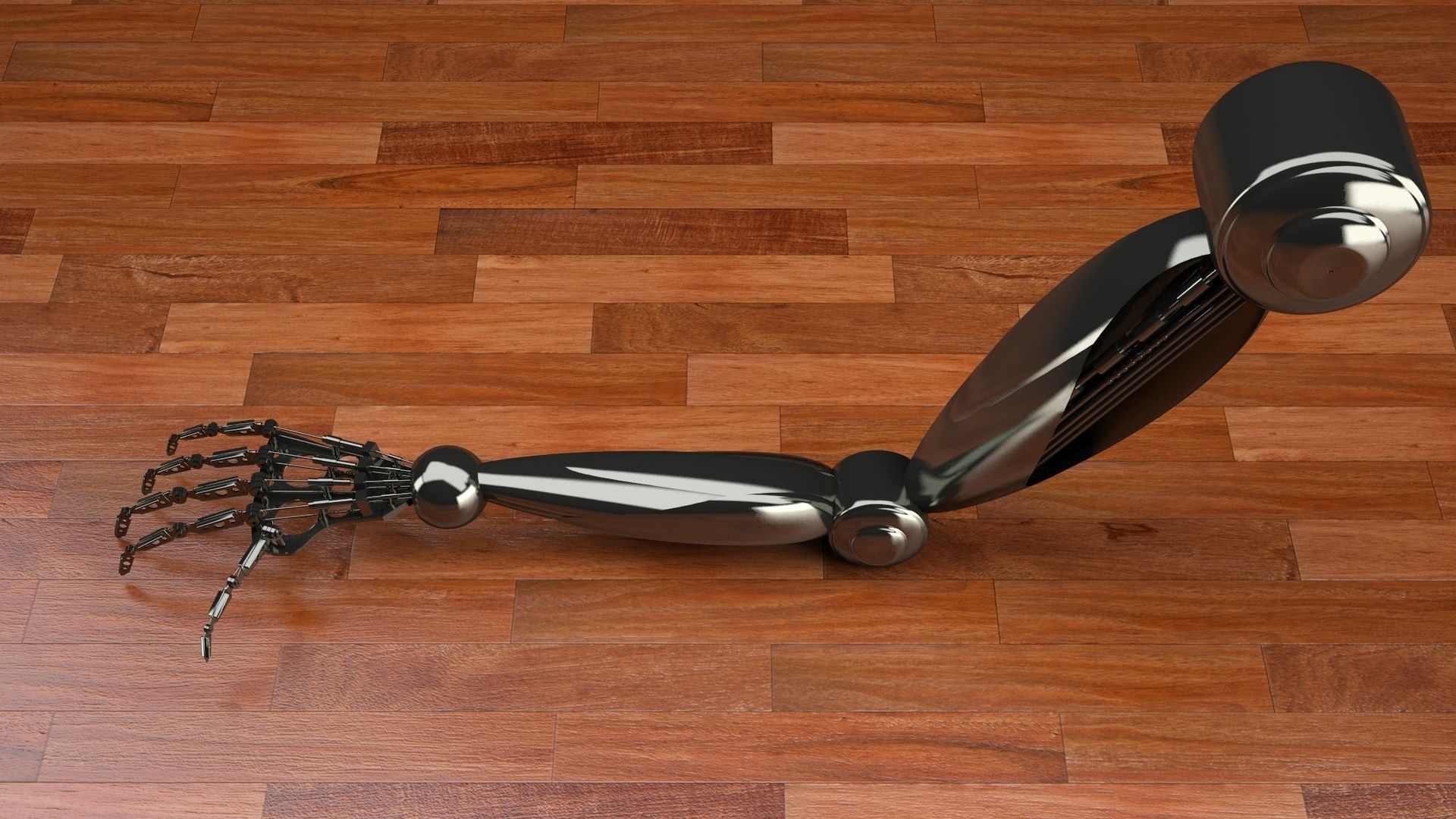 robot arm 3D model_1