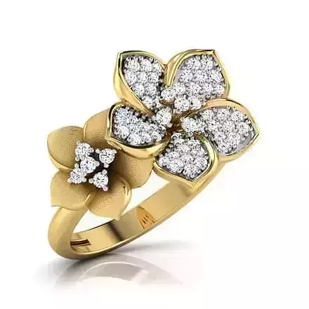 Double Flower Ring