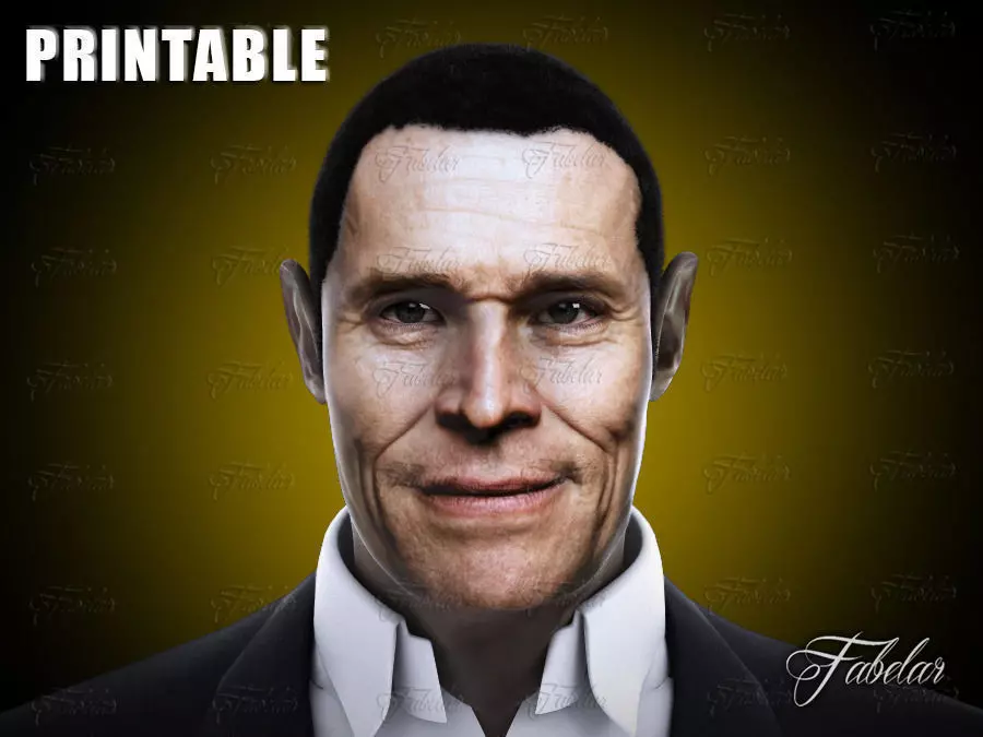Willem Dafoe 3D print model