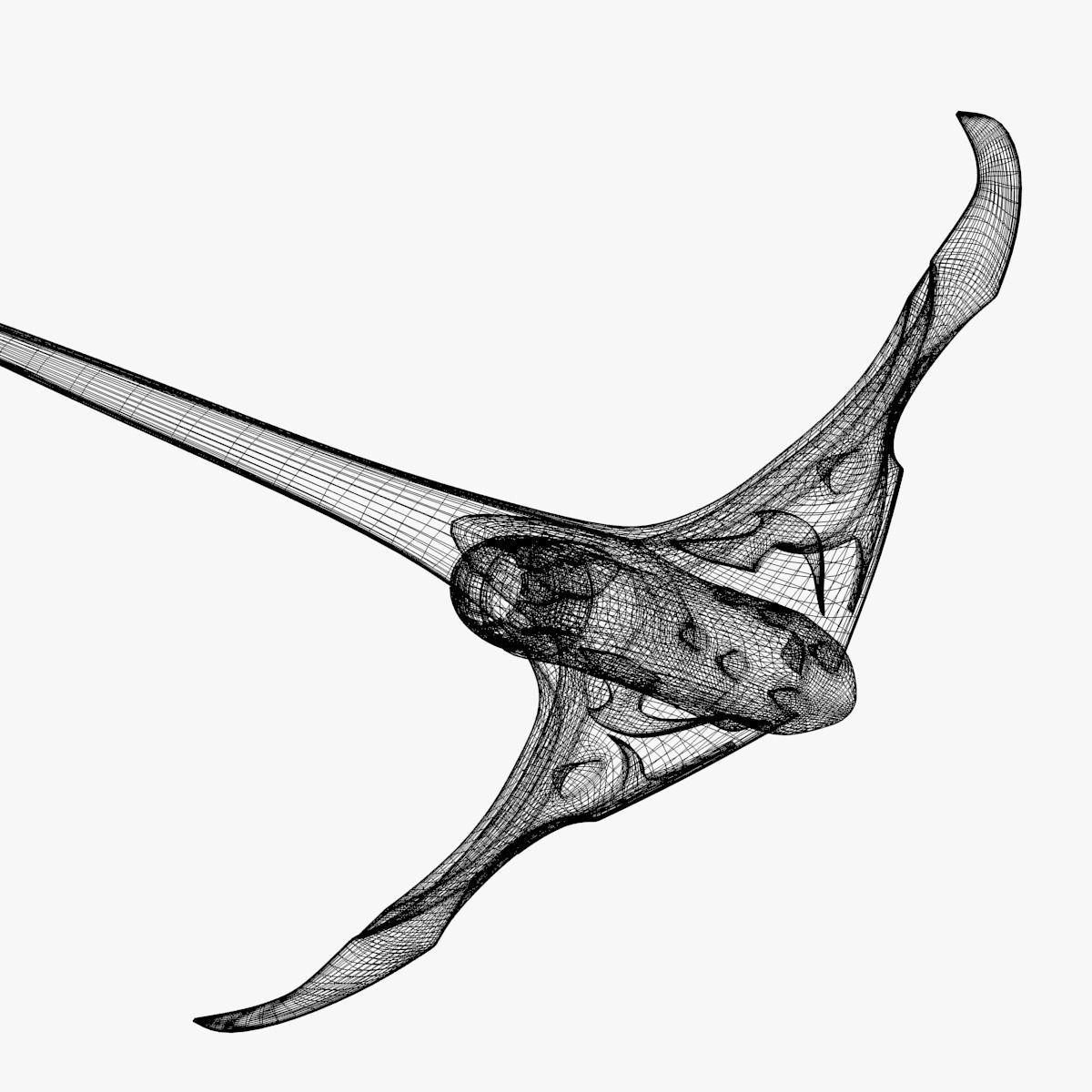 Alien Space Fighter 3D model_26