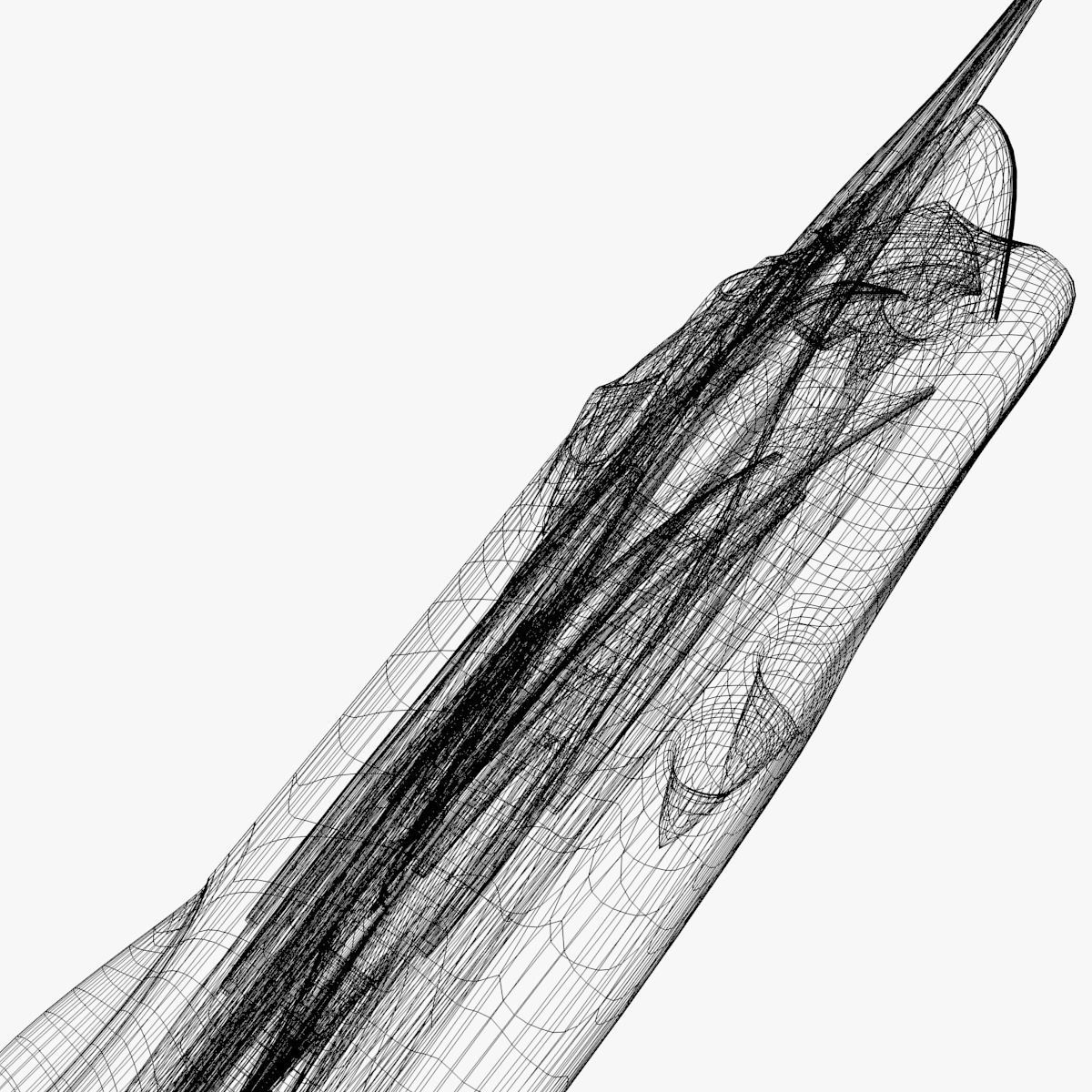 Alien Space Fighter 3D model_15