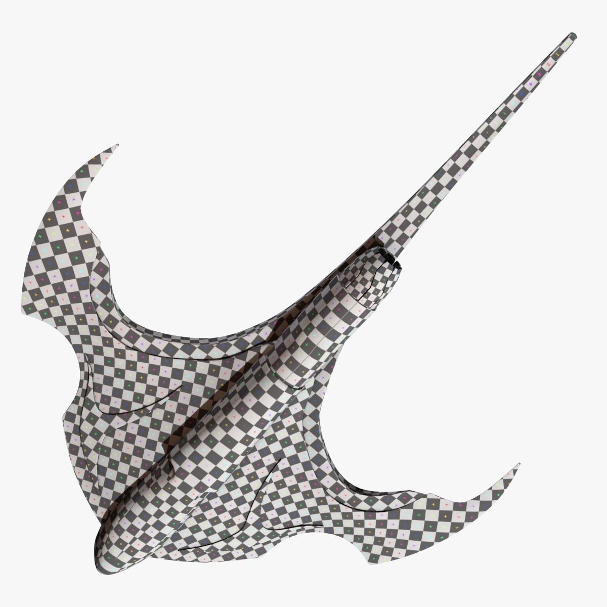 Alien Space Fighter 3D model_19