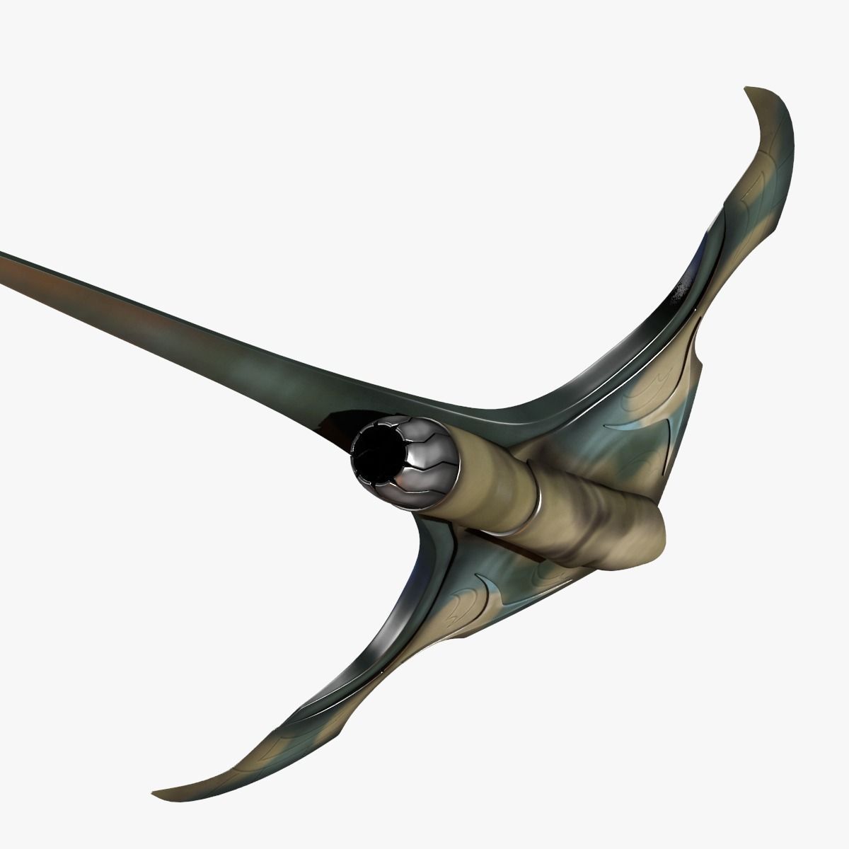 Alien Space Fighter 3D model_8