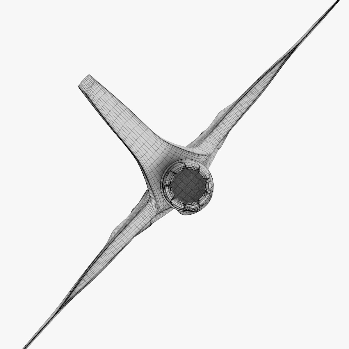 Alien Space Fighter 3D model_21