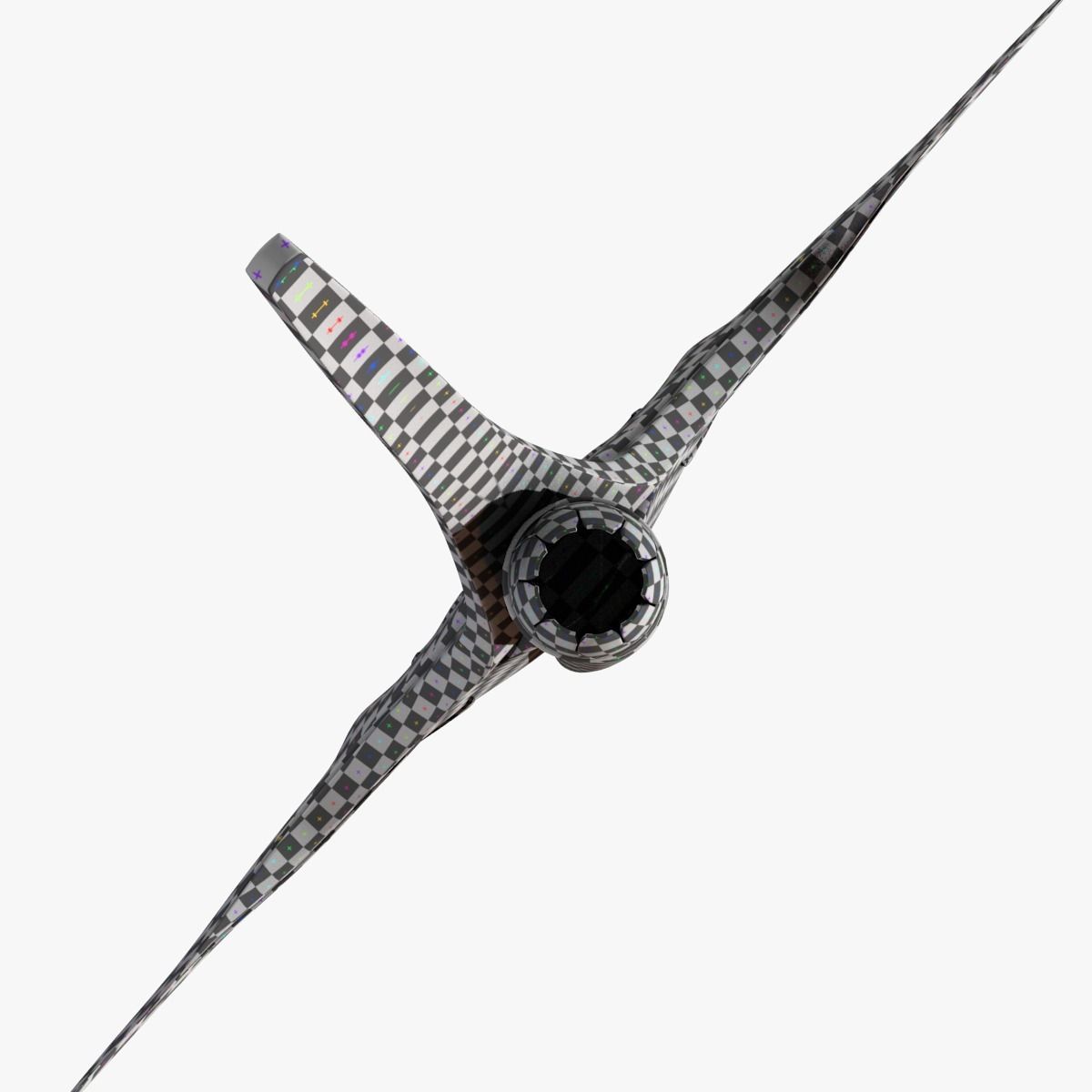 Alien Space Fighter 3D model_33