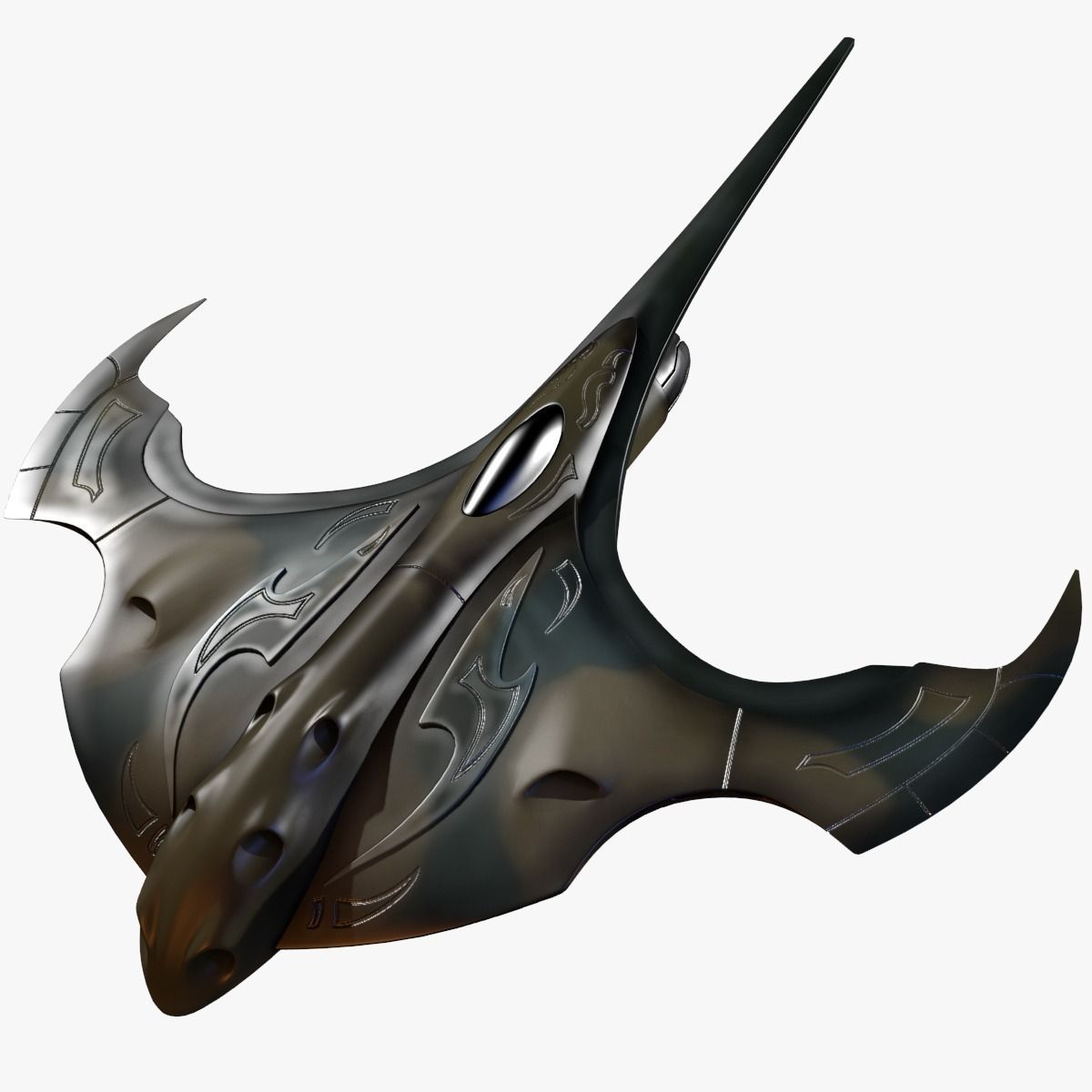 Alien Space Fighter 3D model_20