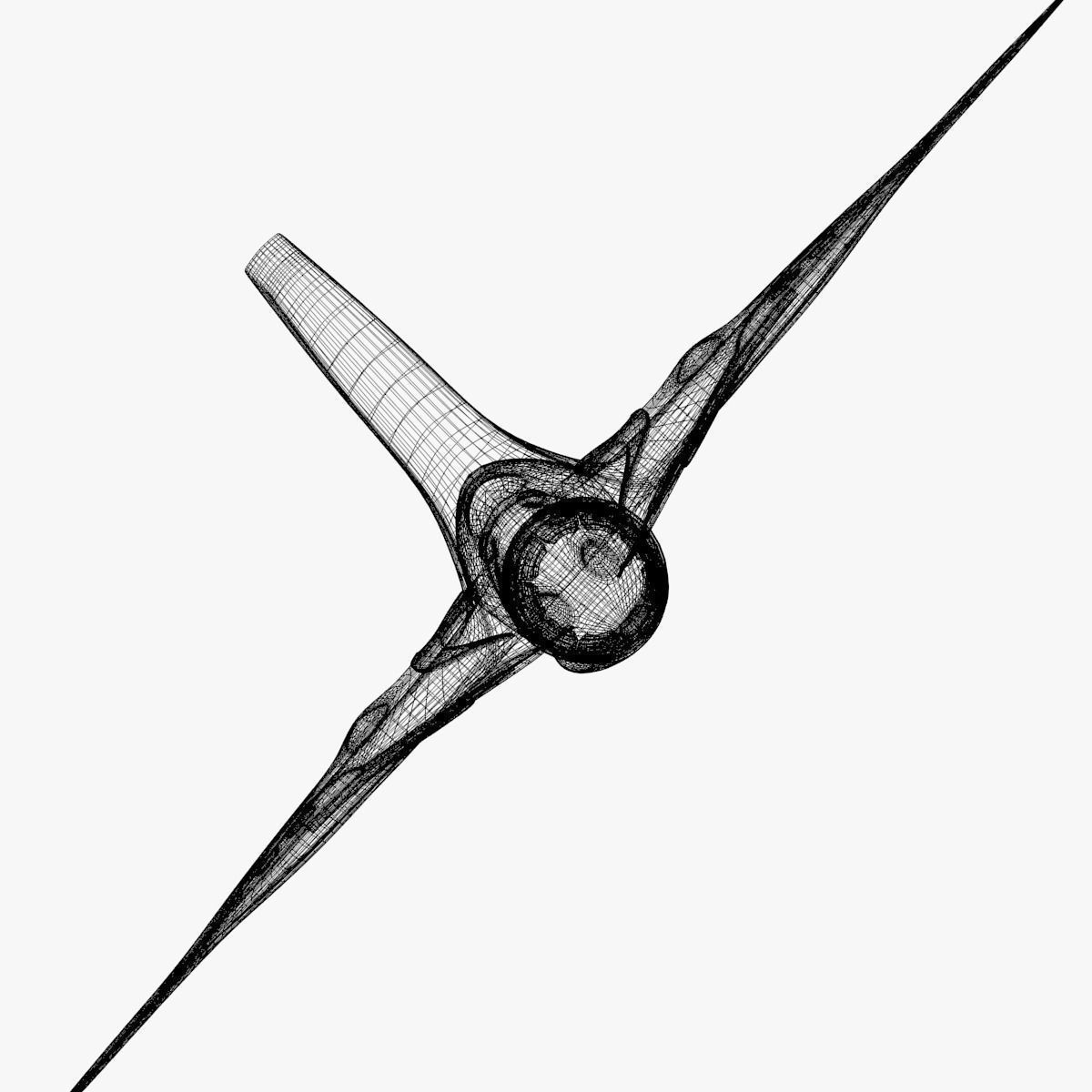 Alien Space Fighter 3D model_38