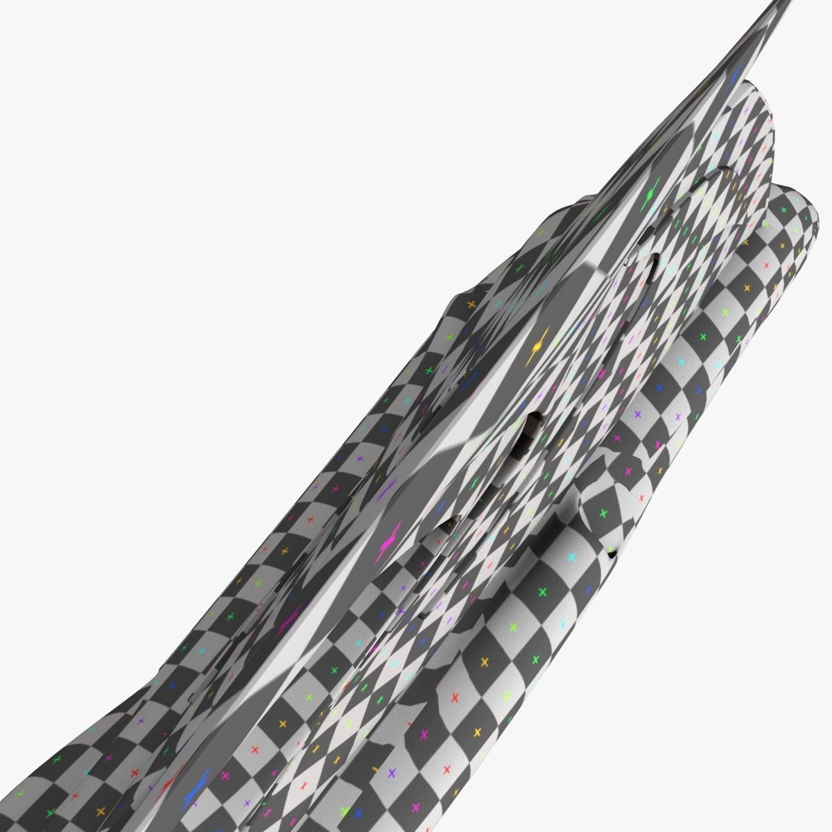 Alien Space Fighter 3D model_1