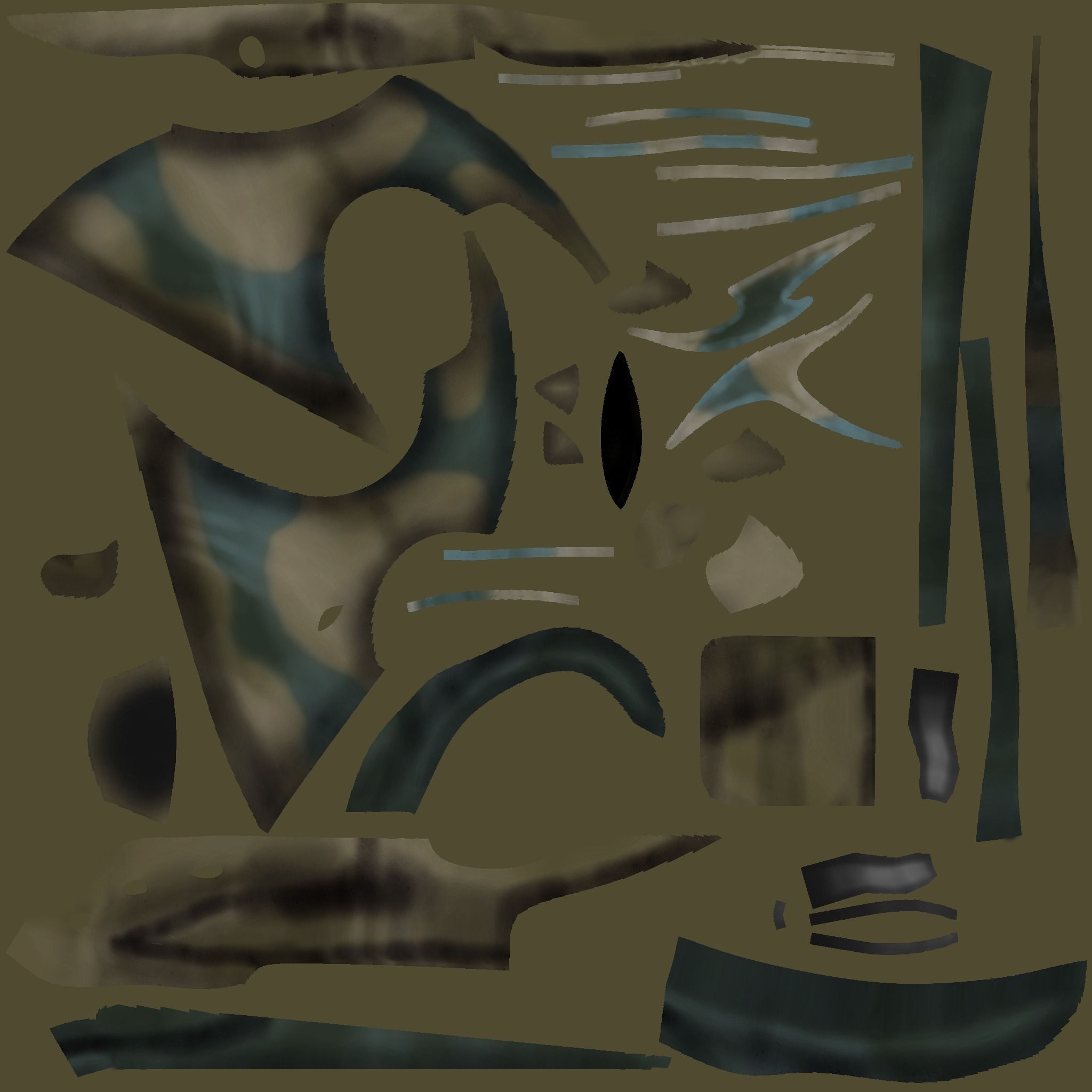 Alien Space Fighter 3D model_7