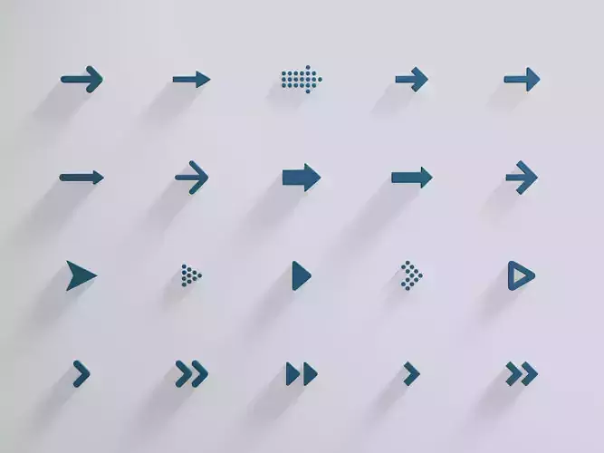 Arrow Collection x20 3D model