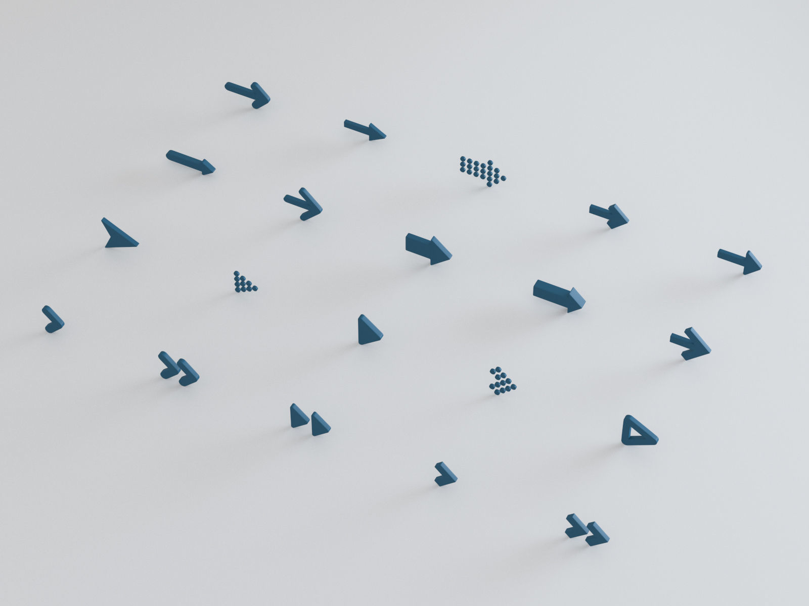 Arrow Collection x20 3D model_2