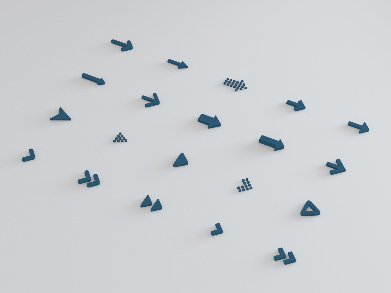 Arrow Collection x20 3D model_1