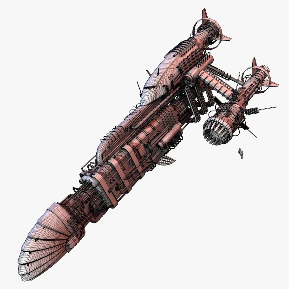 Detailed Spaceship 3D model_18