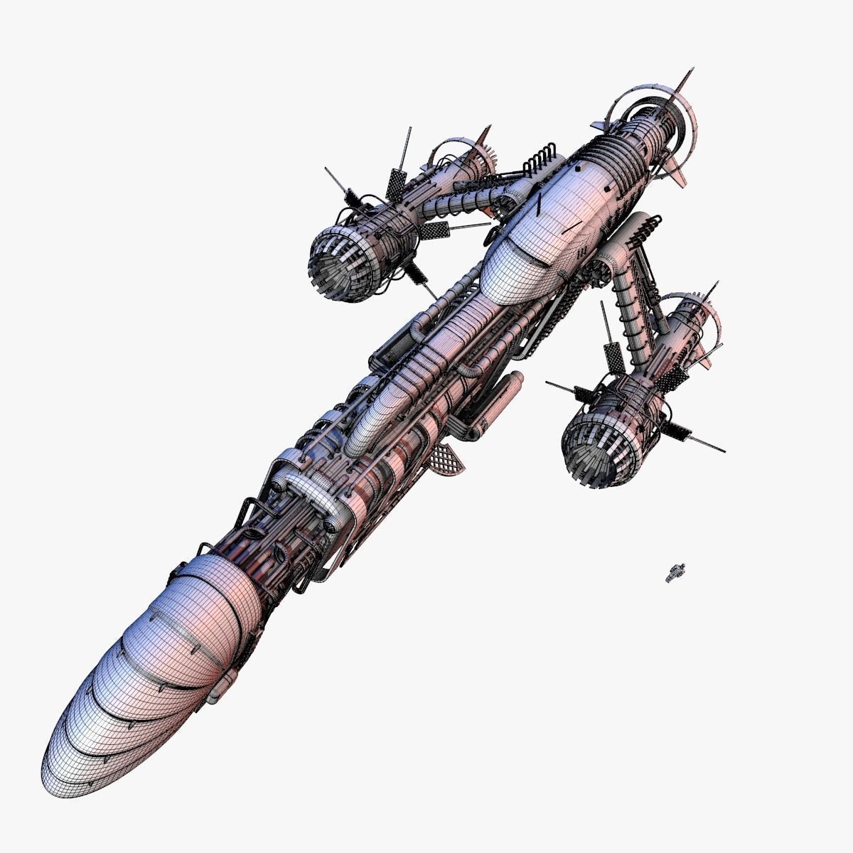 Detailed Spaceship 3D model_20
