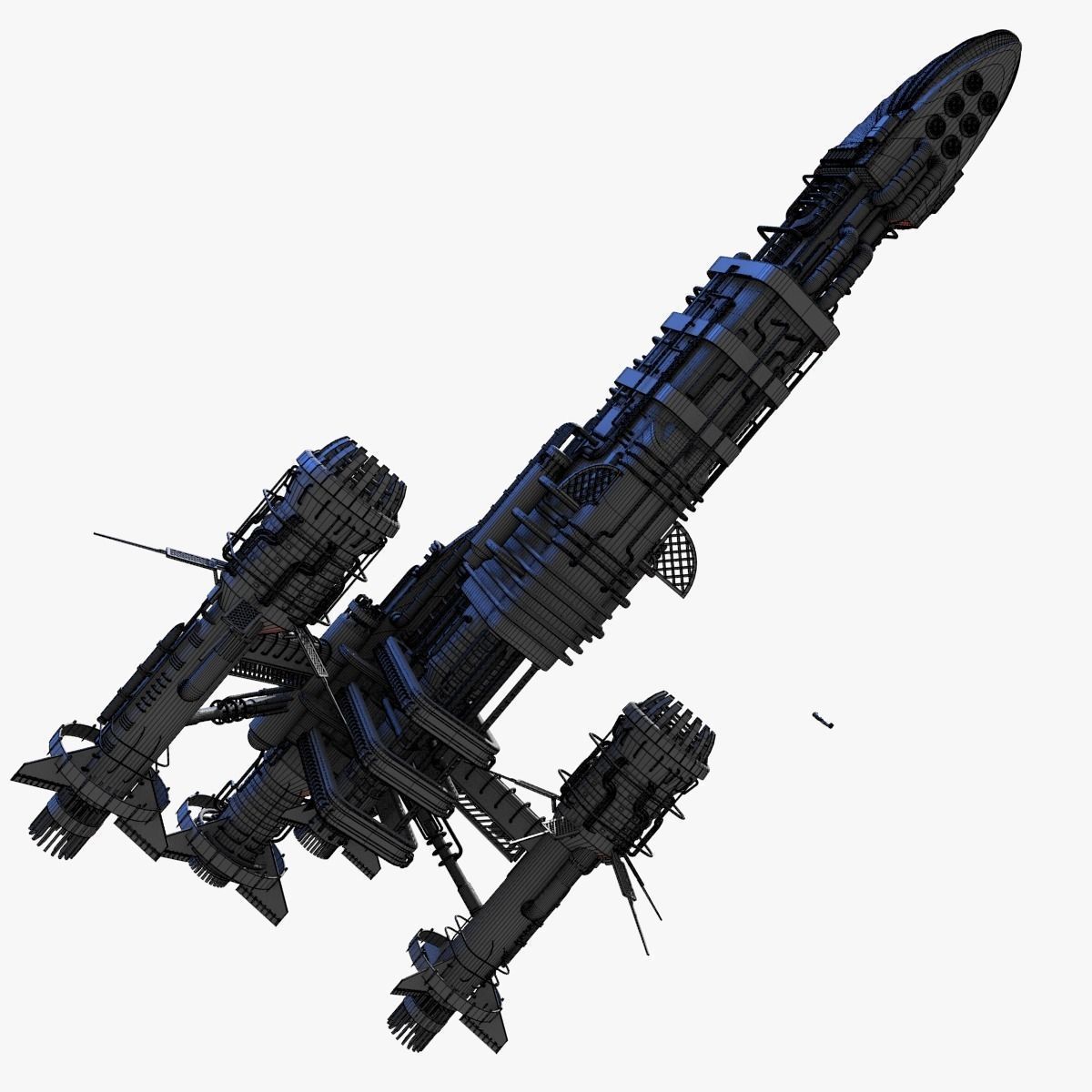 Detailed Spaceship 3D model_19