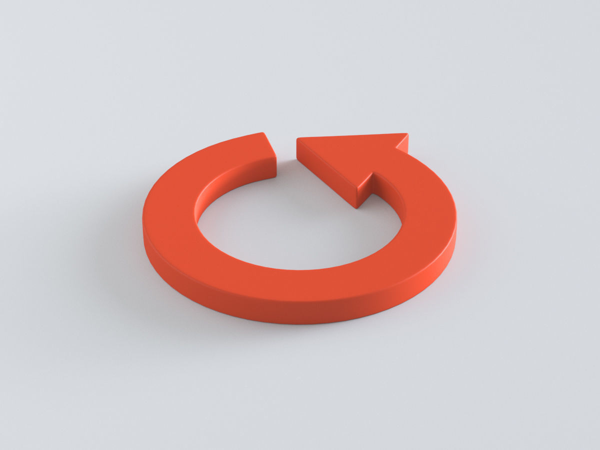 Arrows in a Circle 3D model_16