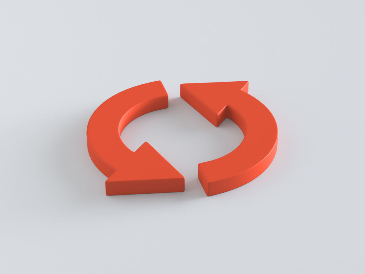 Arrows in a Circle 3D model_17