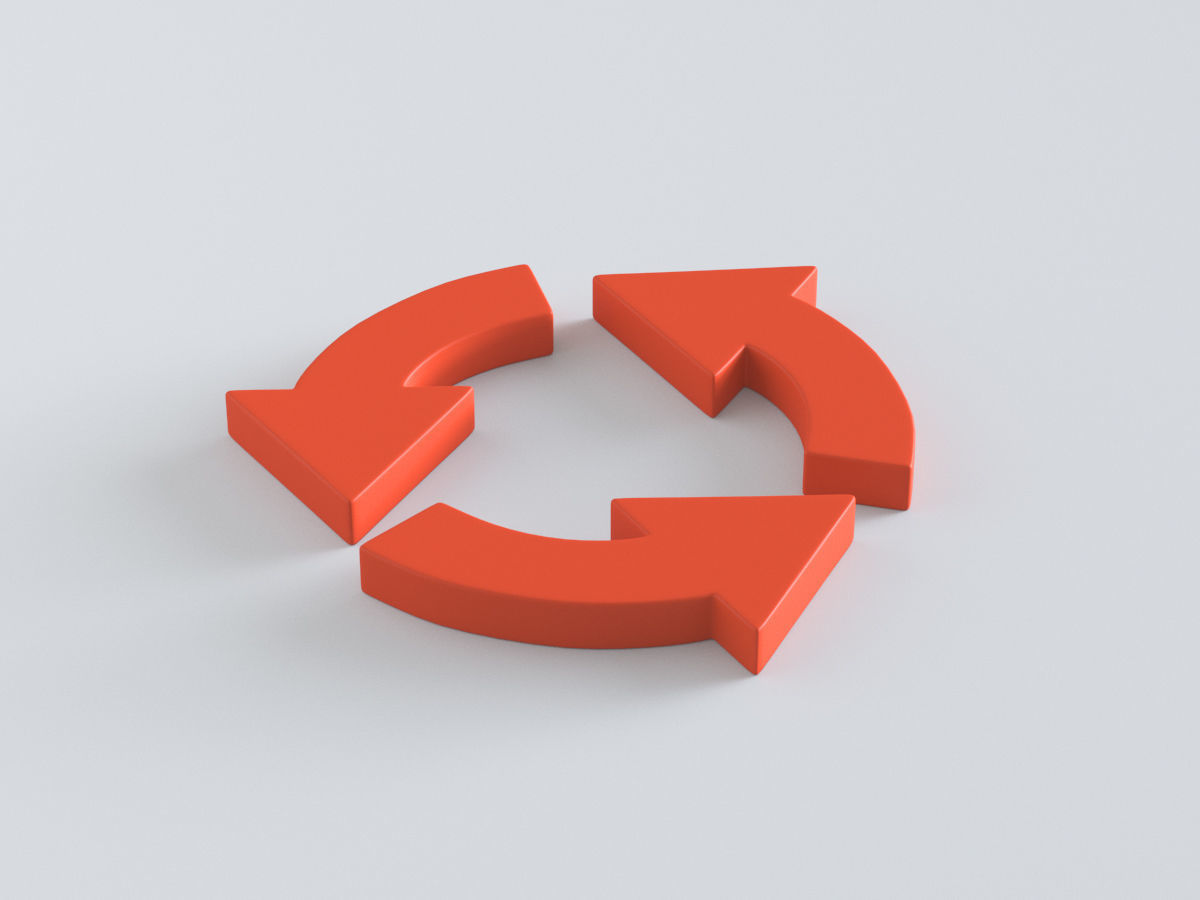Arrows in a Circle 3D model_18
