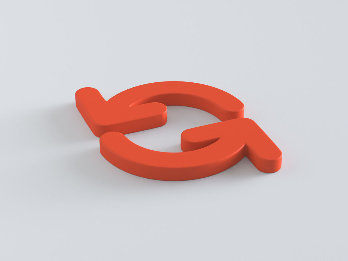 Arrows in a Circle 3D model_15