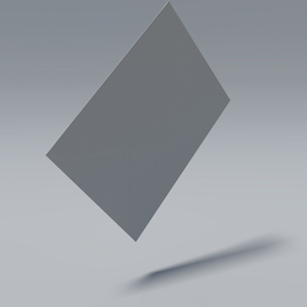 Envelope 3D model_2