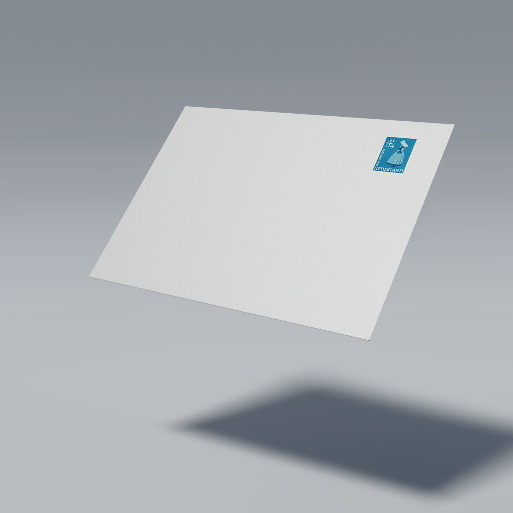 Envelope 3D model_10