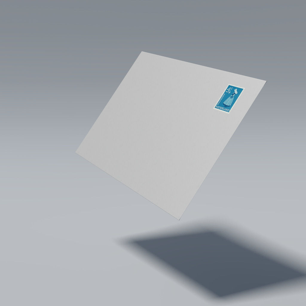 Envelope 3D model_9
