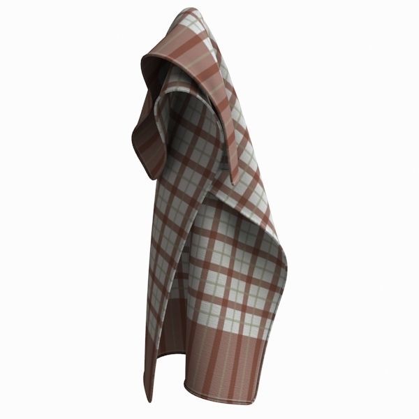 Kitchen Towel - T17 3D model_2