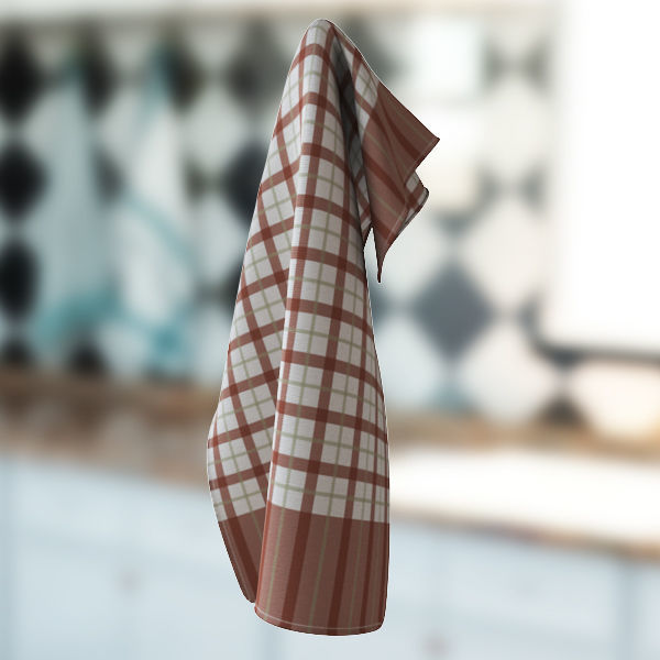 Kitchen Towel - T17 3D model_1