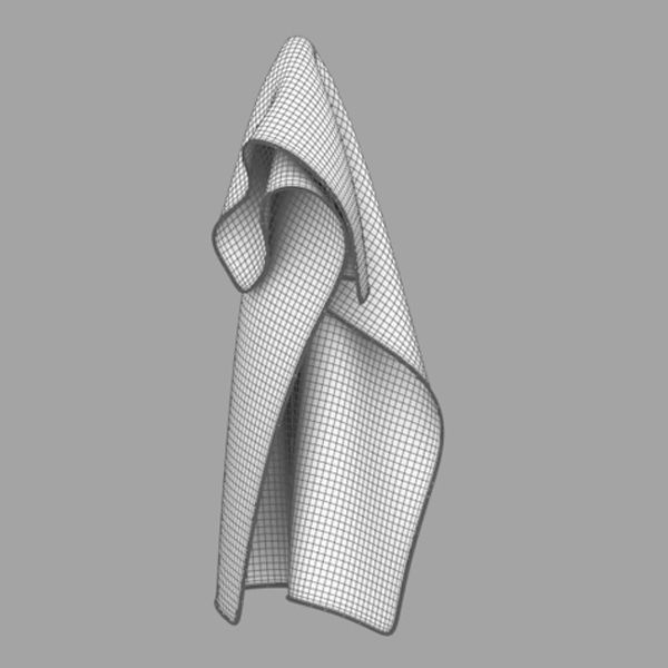 Kitchen Towel - T17 3D model_3