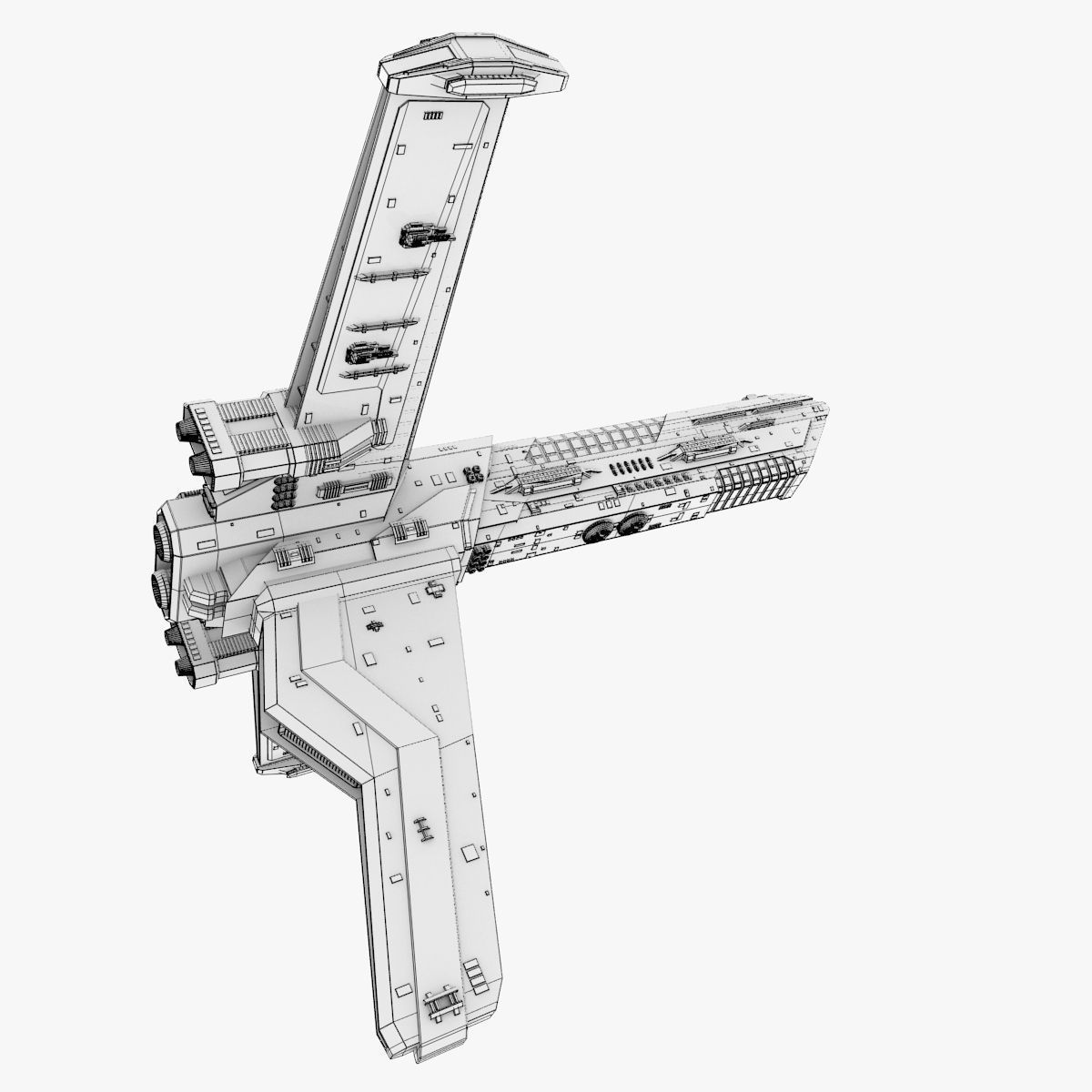 Heavy Cruiser 3D model_14