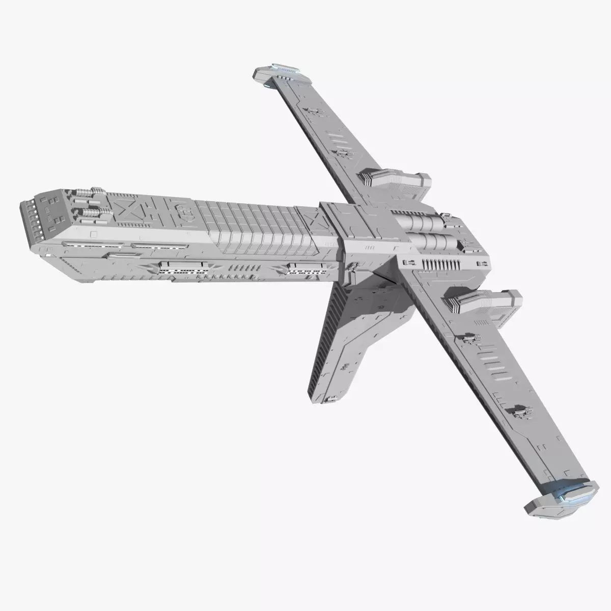 Heavy Cruiser 3D model_0