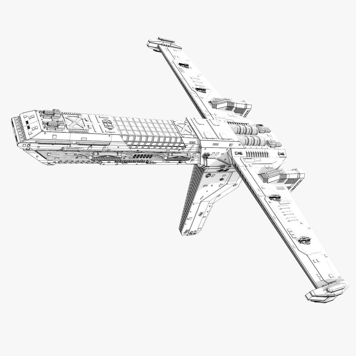 Heavy Cruiser 3D model_10