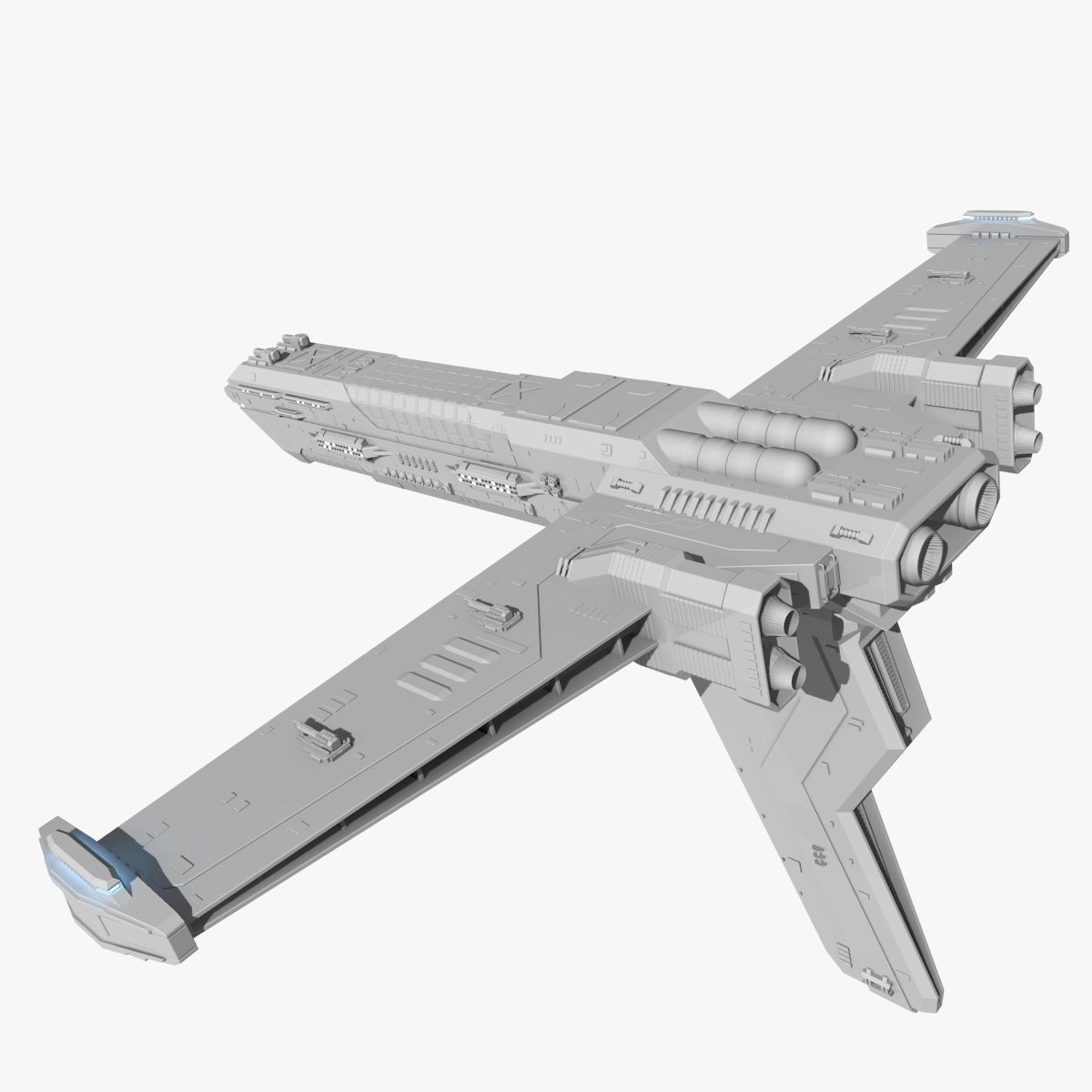 Heavy Cruiser 3D model_3