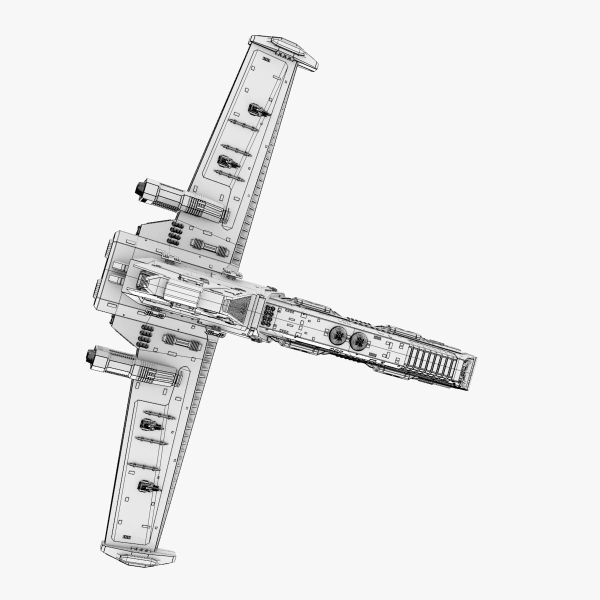 Heavy Cruiser 3D model_15