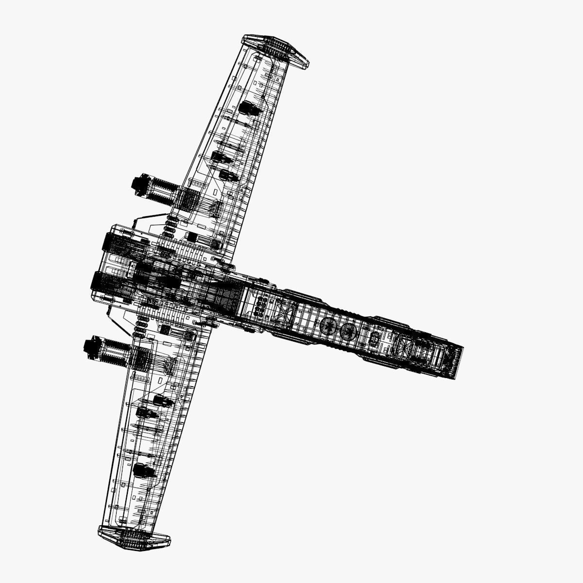 Heavy Cruiser 3D model_11