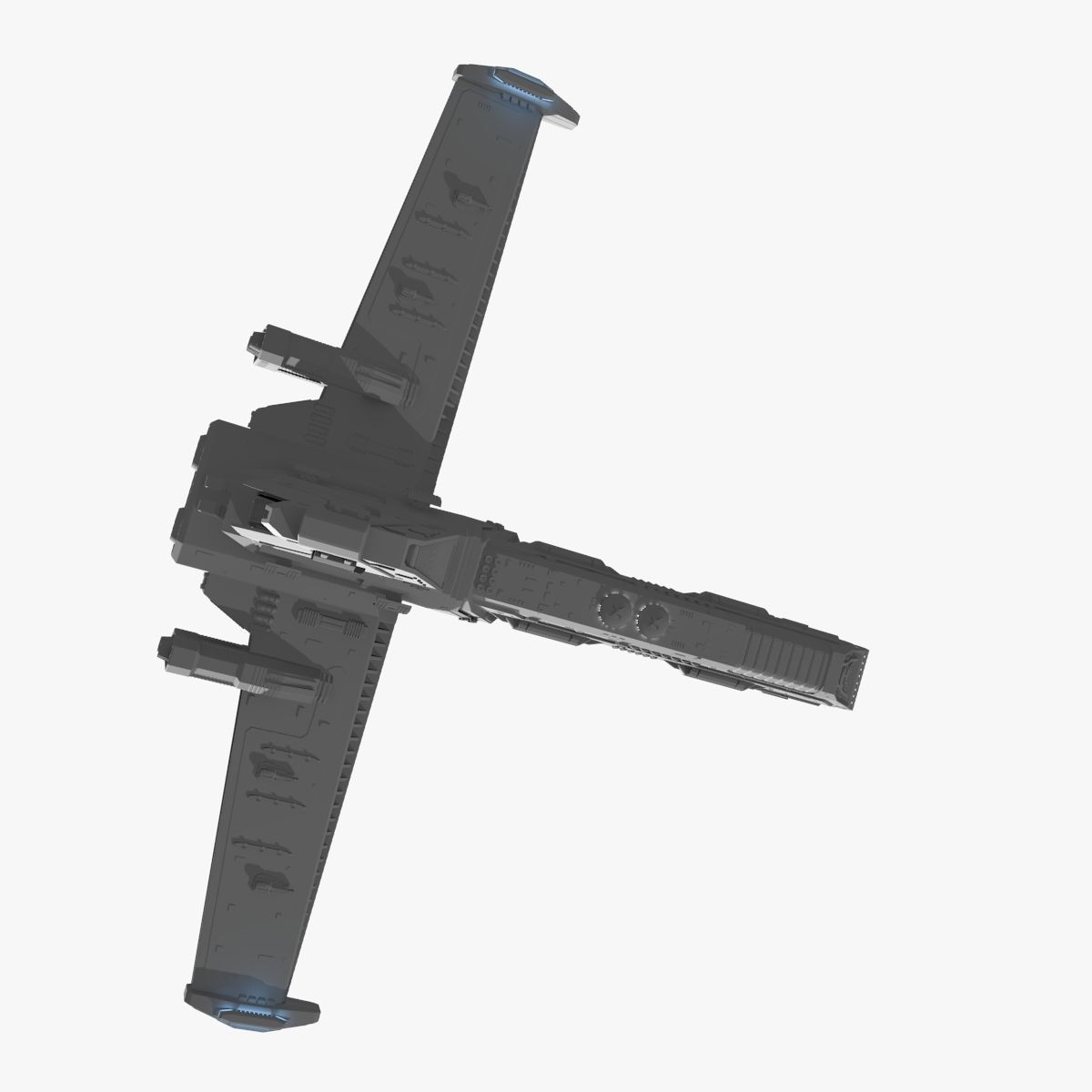 Heavy Cruiser 3D model_6